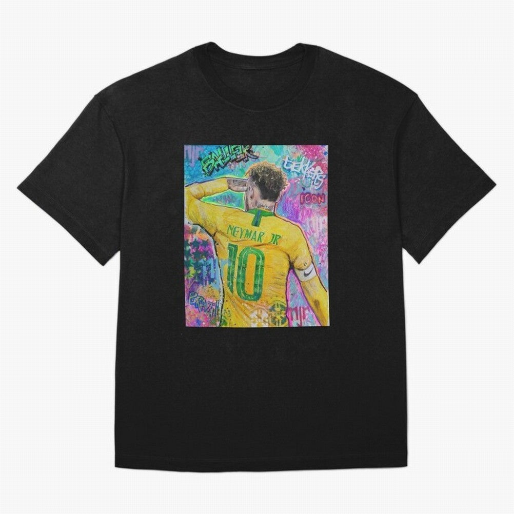 Neymar Jr Premium T-Shirt Refresh Global Football Passion for FIFA World Cup 2026 Group Stage, Celebrating CR7, Portugal, Spain and Germany, Stadium Chants, National Pride, Trophy Dreams and Unforgettable Football Memories; Ideal for Football Dads,