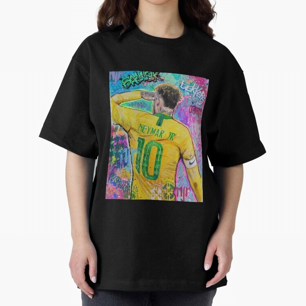 Neymar Jr Premium T-Shirt Refresh Global Football Passion for FIFA World Cup 2026 Group Stage, Celebrating CR7, Portugal, Spain and Germany, Stadium Chants, National Pride, Trophy Dreams and Unforgettable Football Memories; Ideal for Football Dads,