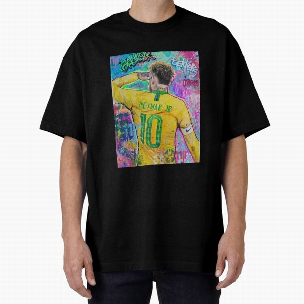 Neymar Jr Premium T-Shirt Refresh Global Football Passion for FIFA World Cup 2026 Group Stage, Celebrating CR7, Portugal, Spain and Germany, Stadium Chants, National Pride, Trophy Dreams and Unforgettable Football Memories; Ideal for Football Dads,