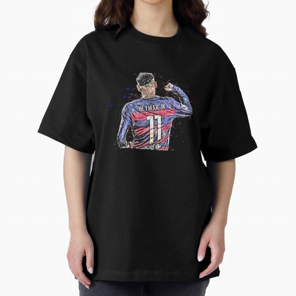 Neymar Neymar Oversized T-Shirt Stand with FIFA World Cup 2026 Group Stage Spirit, with Germany, Neymar, Classic Soccer Heritage, Championship Pressure, Fan Loyalty and International Pride; Built for Supporters Chasing Trophy Dreams, Final Match