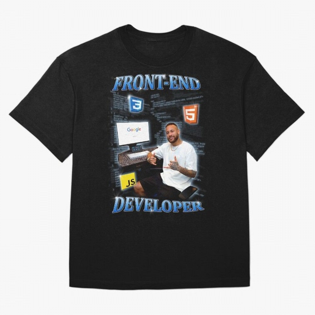 Front-end Developer Neymar - English Classic T-Shirt Discover FIFA World Cup 2026 Spirit, Made for Spain and Netherlands, Messi and Cristiano Ronaldo, Stadium Chants, National Pride, Trophy Dreams and Unforgettable Football Memories; Built for