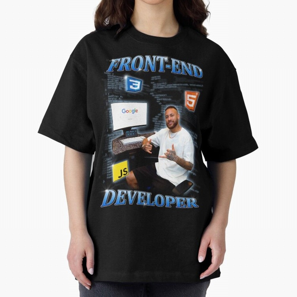 Front-end Developer Neymar - English Classic T-Shirt Discover FIFA World Cup 2026 Spirit, Made for Spain and Netherlands, Messi and Cristiano Ronaldo, Stadium Chants, National Pride, Trophy Dreams and Unforgettable Football Memories; Built for