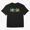 Brasil Country Classic T-Shirt Remember Iconic Moments from Global Football Passion for FIFA World Cup 2026 Group Stage, Centered on CR7 and Messi, France and Portugal, Sports Nostalgia, International Competition, Famous Players and Unforgettable