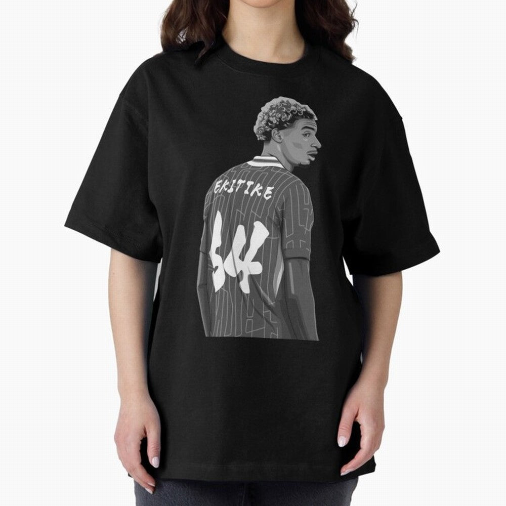 Hugo Ekitike Black and White Version Classic T-Shirt Keep Football History Alive during FIFA World Cup 2026 for Fans of Mbappe and France and Portugal, Bringing Football Passion, Legendary Performances, Festival Vibes and Supporter Community; Made