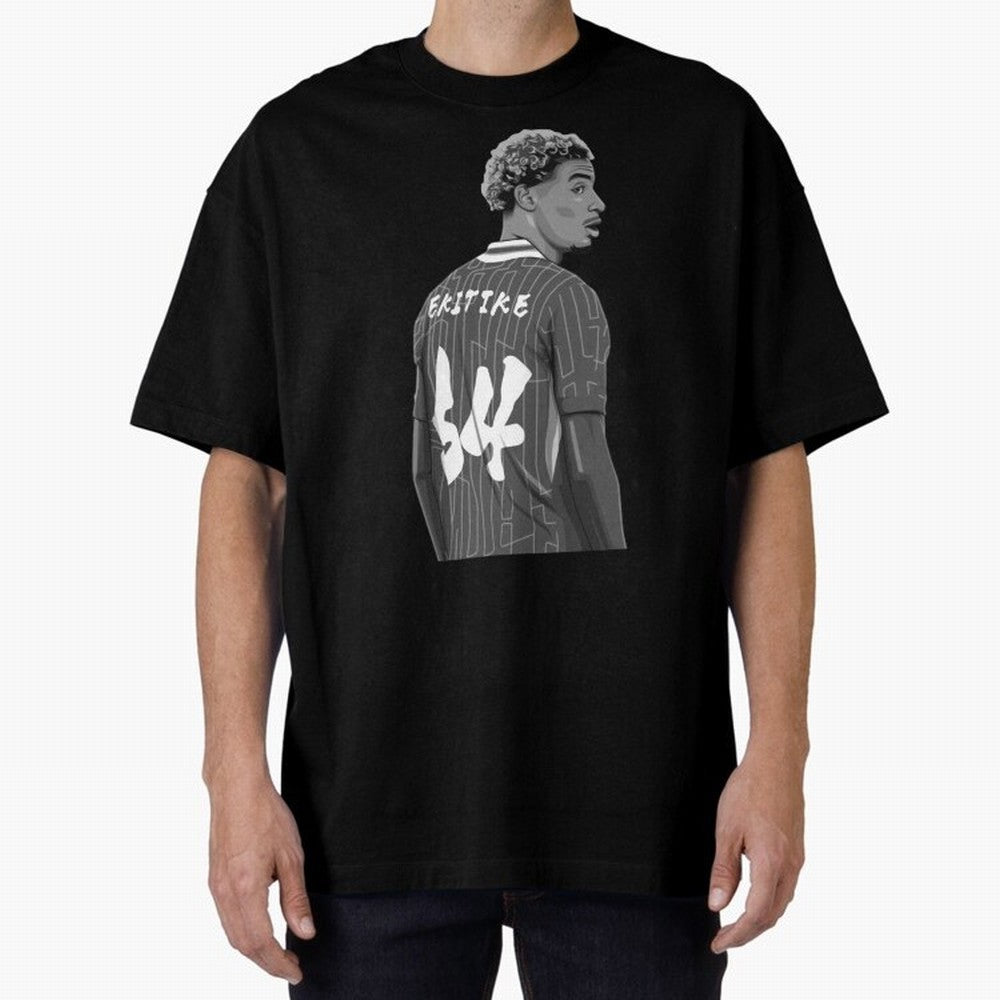 Hugo Ekitike Black and White Version Classic T-Shirt Keep Football History Alive during FIFA World Cup 2026 for Fans of Mbappe and France and Portugal, Bringing Football Passion, Legendary Performances, Festival Vibes and Supporter Community; Made