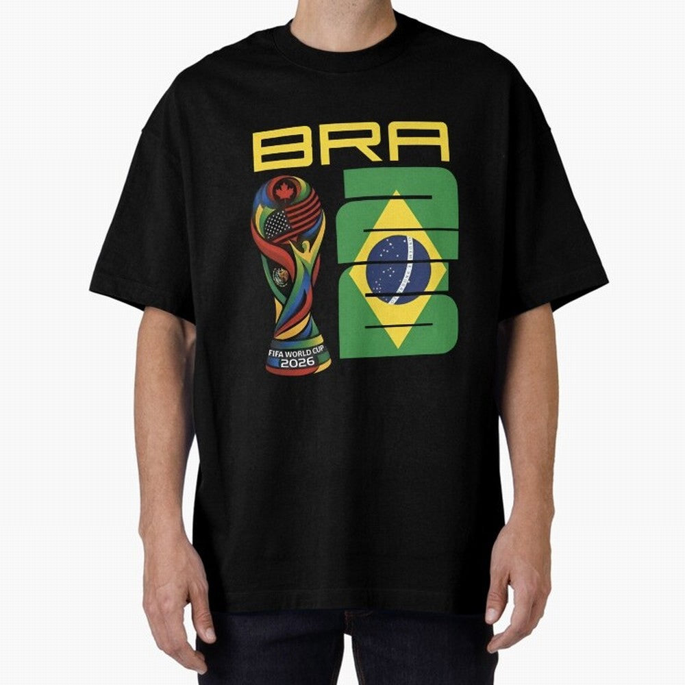 Brazil Soccer World Cup 2026 Fan Art - Selecao 2026 Essential T-Shirt Celebrate Every Goal in FIFA World Cup 2026 Group Stage Made for Messi, CR7 and Mbappe, Portugal, Spain and Germany Energy, Tournament Hype, Historic Matchups, Family Viewing