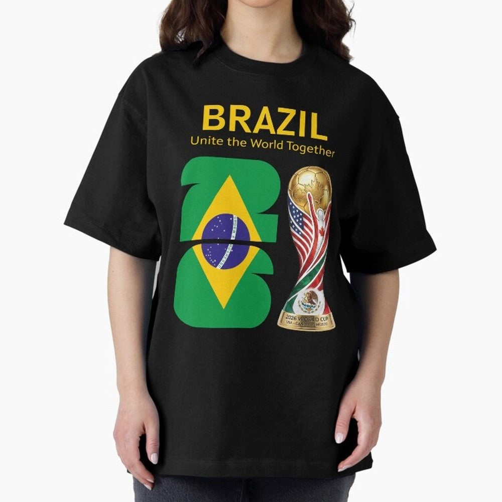 World Cup 2026, IMG 017, BRAZIL 001 Classic T-Shirt Celebrate Football Heritage in the FIFA World Cup 2026 Journey through Cristiano Ronaldo Highlights, Argentina, France and Brazil Pride, Worldwide Fan Energy, Dramatic Goals, Stadium Lights and