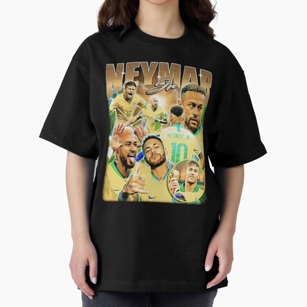 The Best Neymar 10 Vintage 90s Vintage Bootleg Style Oversized T-Shirt Bring Match Day Fire to FIFA World Cup 2026 USA Canada Mexico Filled with CR7 and Messi, Portugal Energy, Stadium Memories, Football Loyalty, International Chants and