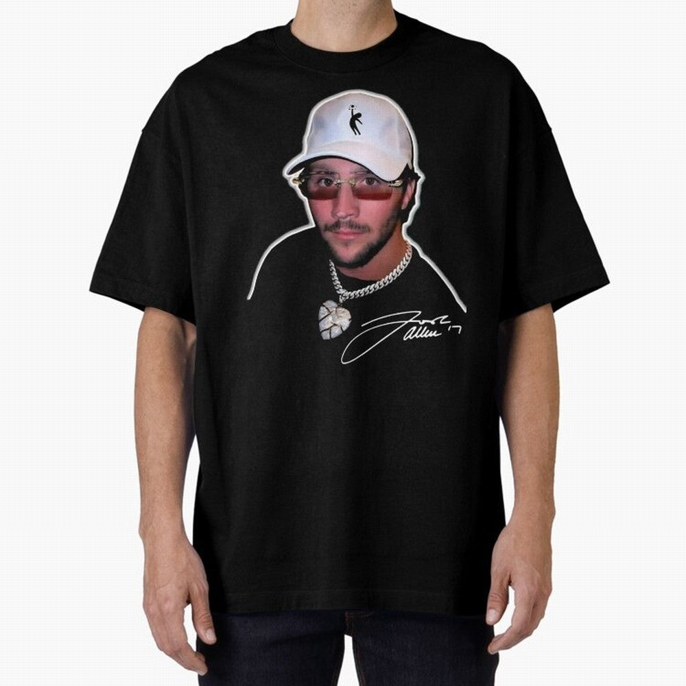 Josh Allen Funny Meme Buffalo Football Retro Essential T-Shirt Make the Season About Global Football Passion for FIFA World Cup 2026 Group Stage, Driven by Cristiano Ronaldo, Netherlands, Championship Spirit, Famous Goals, Roaring Crowds and