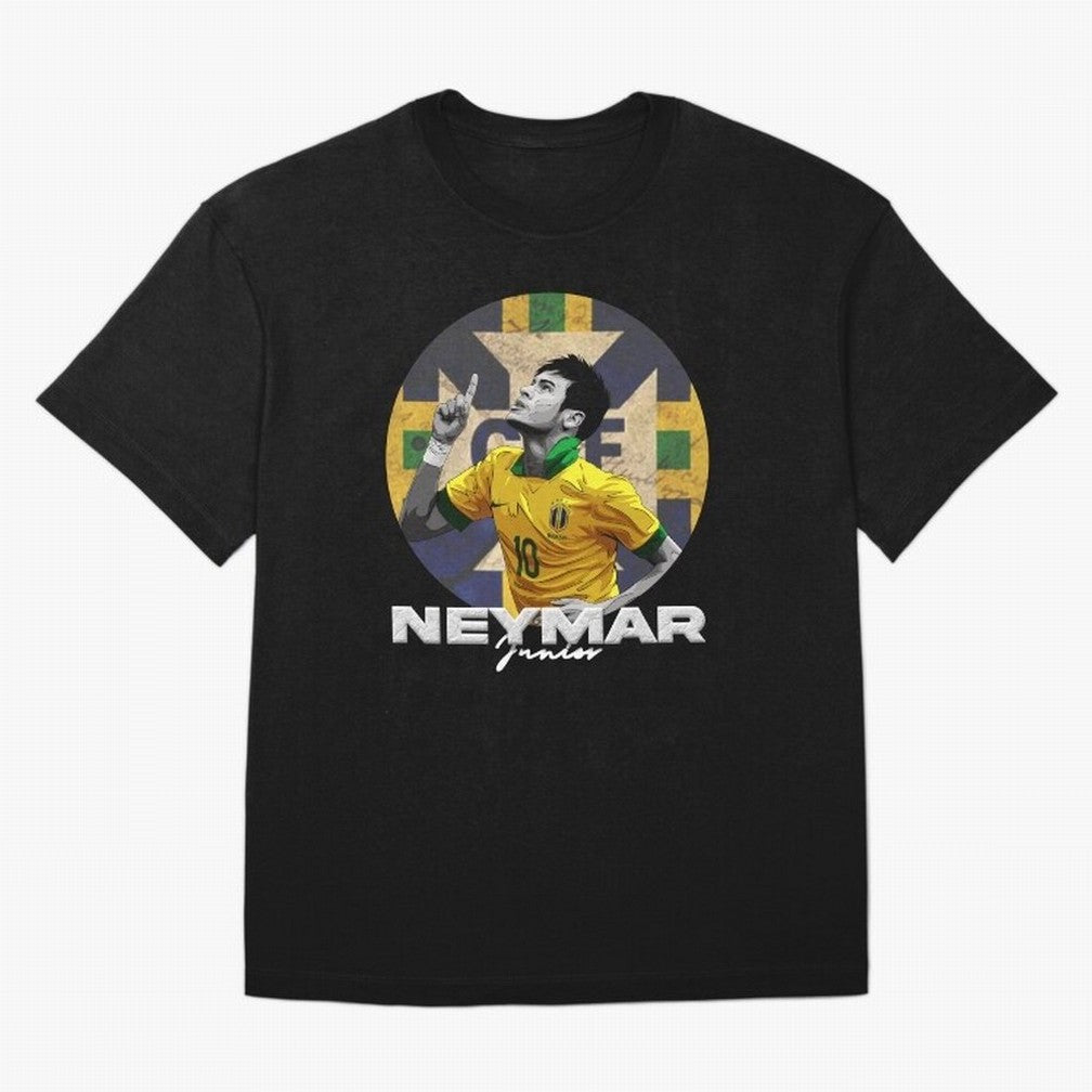 Neymar Junior Oversized T-Shirt Treasure Global Football Passion for FIFA World Cup 2026 USA Canada Mexico, with CR7, Portugal, Spain and Germany, Supporter Pride, Iconic Celebrations, Legendary Names and Global Match Day Energy; Ideal for Fans Who
