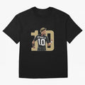 The Number 10 Classic T-Shirt Represent the Passion of FIFA World Cup 2026 Group Stage Spirit, Driven by Brazil, Portugal and Argentina, Messi and Cristiano Ronaldo, Supporter Pride, Iconic Celebrations, Legendary Names and Global Match Day Energy;