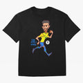Neymar Oversized T-Shirt Make Your Look Match Match Day Hype around FIFA World Cup 2026, CR7, Netherlands, Game Day Rituals, Football Legends, Country Pride and the Road to the Final; Ideal for Football Dads, Football Moms, Friends, Collectors and