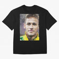 Neymar Oversized T-Shirt Bring a Vintage Feel to the FIFA World Cup 2026 Group Stage Journey through Haaland Highlights, Brazil Pride, Vintage Soccer Flavor, Modern Football Stars, National Flags and Final Night Emotion; Built for Supporters