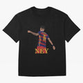 Neymar Oversized T-Shirt Celebrate the Stars of Match Day Hype around FIFA World Cup 2026 USA Canada Mexico, Mbappe, Netherlands, Classic Soccer Heritage, Championship Pressure, Fan Loyalty and International Pride; Perfect for Supporters Who Want