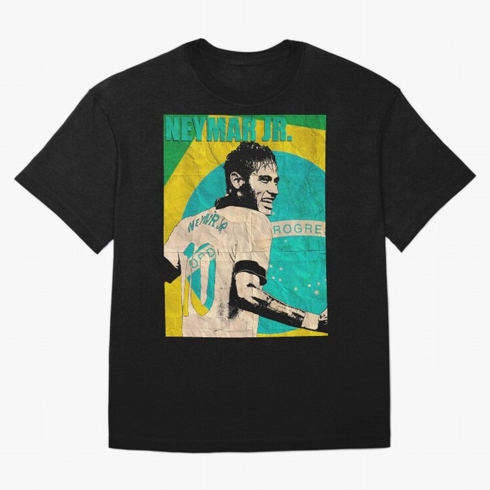 Neymar Oversized T-Shirt Celebrate Supporters United by the FIFA World Cup 2026 USA Canada Mexico Journey through Neymar, Haaland and Cristiano Ronaldo Highlights, Portugal Pride, Vintage Soccer Flavor, Modern Football Stars, National Flags and