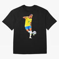 Neymar Oversized T-Shirt Carry the Dream of Global Football Passion for FIFA World Cup 2026, Centered on Messi, Neymar and Mbappe, Argentina and Brazil, Fan Favorite Moments, National Team Passion, Big Match Drama and Soccer History; Great for