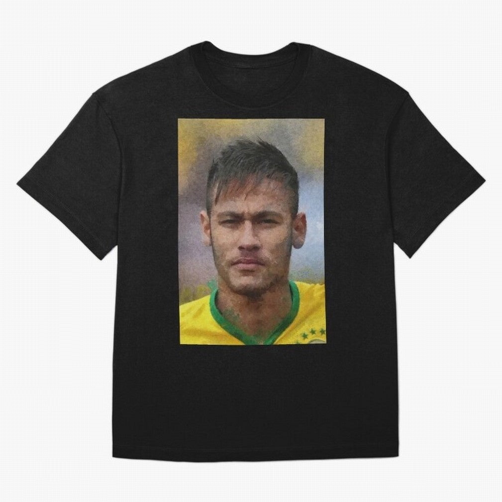 Neymar Oversized T-Shirt Celebrate Rivalries and Pride in Global Football Passion for FIFA World Cup 2026 Group Stage, Centered on Messi, CR7 and Mbappe, Brazil, Supporter Pride, Iconic Celebrations, Legendary Names and Global Match Day Energy;