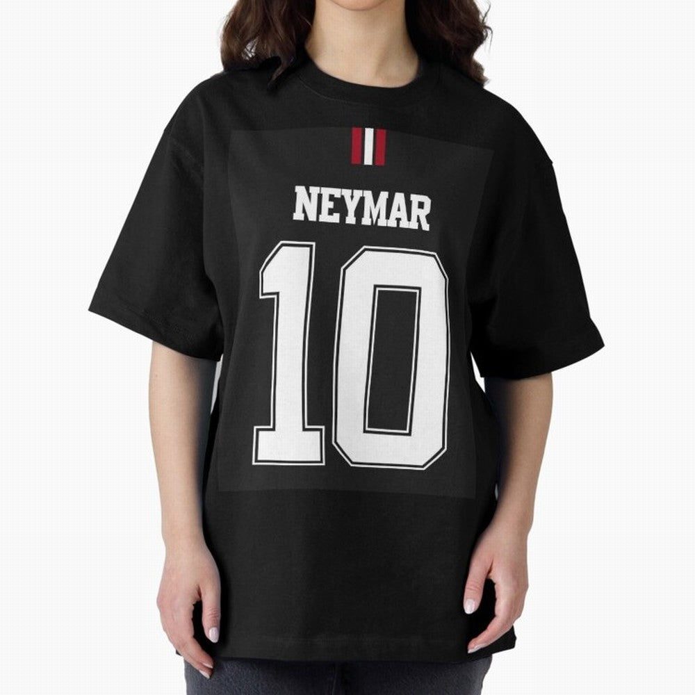 Neymar Oversized T-Shirt Celebrate Every Goal in FIFA World Cup 2026 Spirit, Featuring Spain, Messi and Cristiano Ronaldo, Global Supporter Spirit, Legendary Goals, National Colors and Tournament Celebration; Perfect for Supporters Who Want Bold