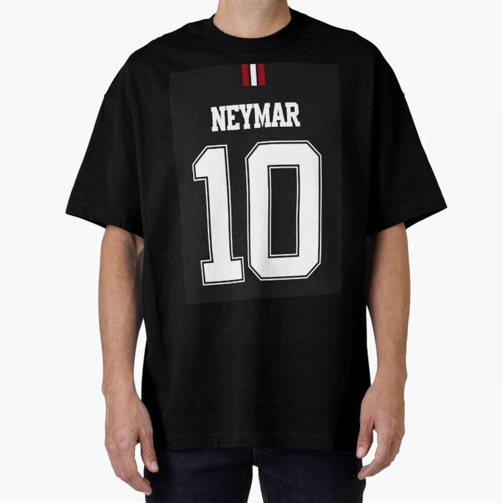 Neymar Oversized T-Shirt Celebrate Every Goal in FIFA World Cup 2026 Spirit, Featuring Spain, Messi and Cristiano Ronaldo, Global Supporter Spirit, Legendary Goals, National Colors and Tournament Celebration; Perfect for Supporters Who Want Bold
