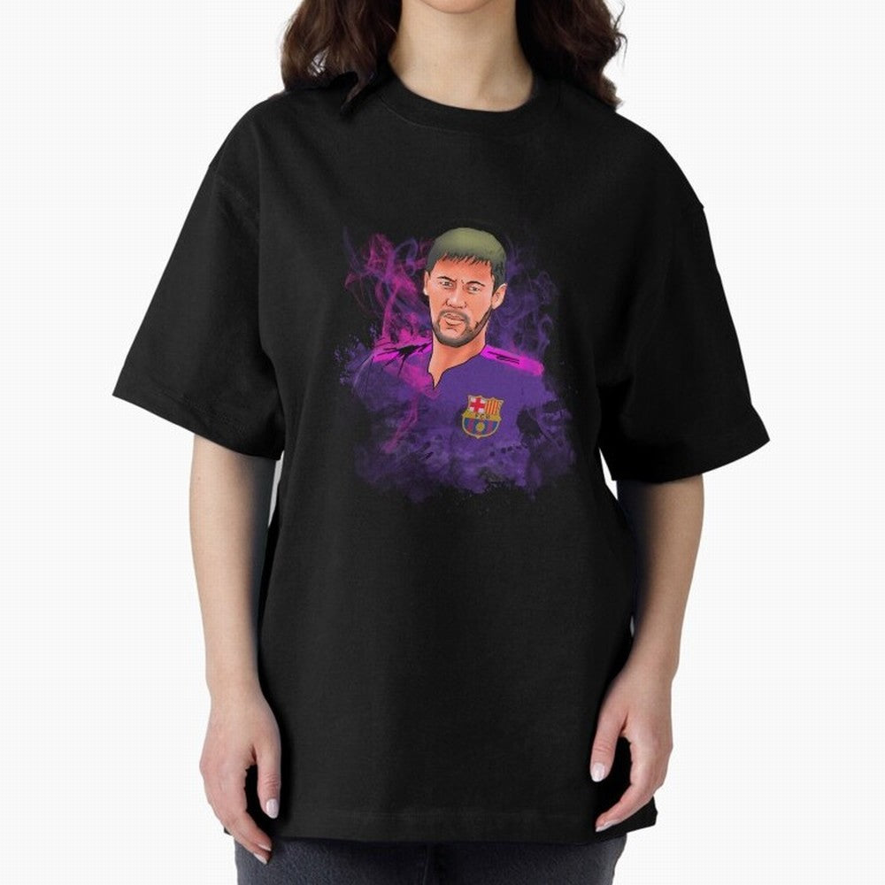 Neymar Oversized T-Shirt Make Every Match About Match Day Hype around FIFA World Cup 2026, CR7 and Messi, England and Germany, Match Day Excitement, Supporter Culture, Golden Goals and Global Football Passion; Great for Watch Parties, Sports Bars,