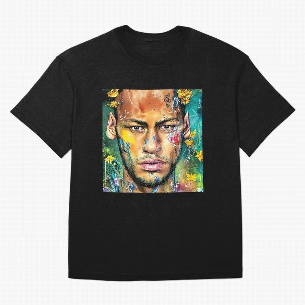Neymar Oversized T-Shirt Stand with FIFA World Cup 2026 Group Stage for Fans of Messi, Neymar and Mbappe and Brazil, Bringing Supporter Pride, Iconic Celebrations, Legendary Names and Global Match Day Energy; Made for Collectors Who Enjoy Iconic