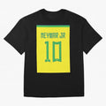 Neymar 10 Brazil 2022 World Cup Jersey Classic T-Shirt Show Match Day Excitement for the FIFA World Cup 2026 Journey through Haaland and Mbappe Highlights, Spain and Netherlands Pride, Stadium Memories, Football Loyalty, International Chants and
