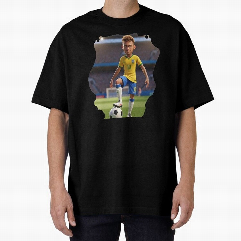Football 3D Classic T-Shirt Create Match Day Hype around FIFA World Cup 2026, Messi and Cristiano Ronaldo, France and Portugal, Tournament Hype, Historic Matchups, Family Viewing Parties and Global Sports Pride; Ideal for Fans Who Follow Messi,