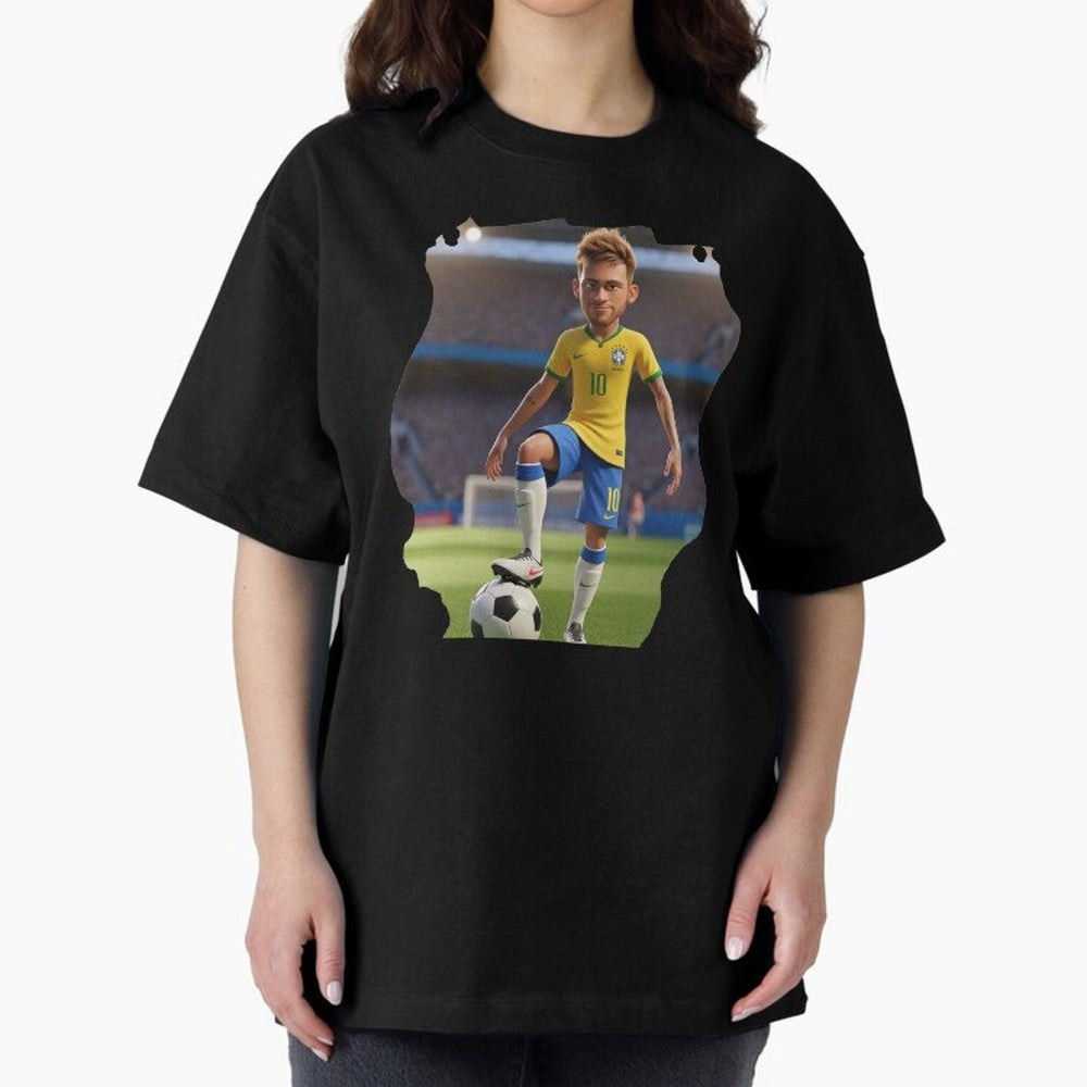 Football 3D Classic T-Shirt Create Match Day Hype around FIFA World Cup 2026, Messi and Cristiano Ronaldo, France and Portugal, Tournament Hype, Historic Matchups, Family Viewing Parties and Global Sports Pride; Ideal for Fans Who Follow Messi,