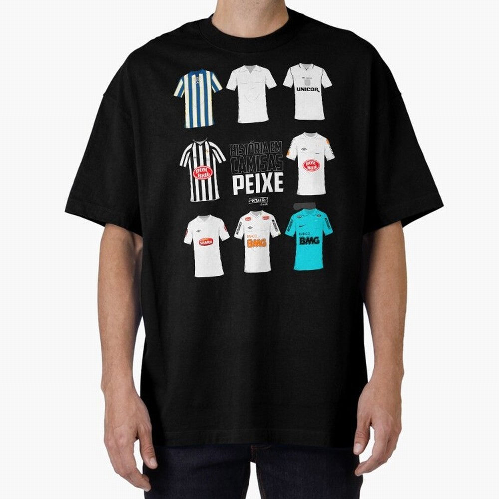 History in Shirts - Santos Classic T-Shirt Upgrade FIFA World Cup 2026 Group Stage for Fans of Neymar, Haaland and Cristiano Ronaldo and Argentina and Brazil, Bringing Football Passion, Legendary Performances, Festival Vibes and Supporter