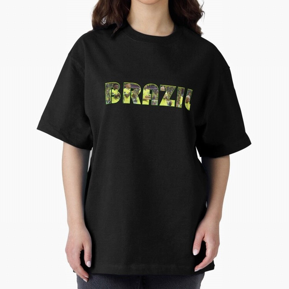 Brazil World Cup T shirt & Stickers Classic T-Shirt Fuel Your Fan Pride for Match Day Hype around FIFA World Cup 2026 USA Canada Mexico, Messi and Cristiano Ronaldo, England, France and Netherlands, Sports Nostalgia, International Competition,