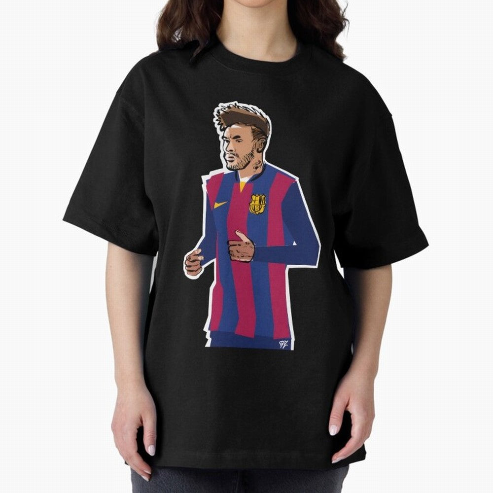 Neymar prime Oversized T-Shirt Spotlight Global Football Passion for FIFA World Cup 2026 USA Canada Mexico, Connected to Mbappe, England and Germany, Tournament Hype, Historic Matchups, Family Viewing Parties and Global Sports Pride; Ideal for