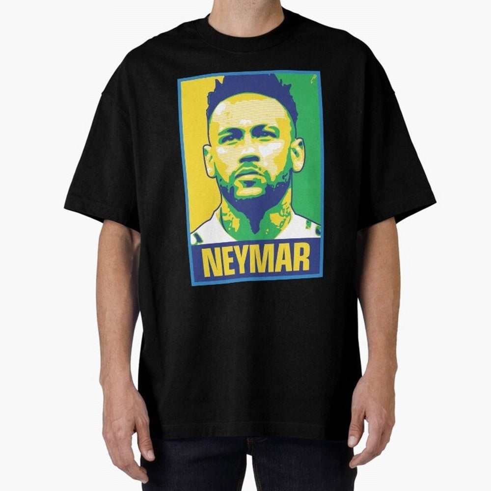 Neymar - BRAZIL Classic T-Shirt Turn Up for FIFA World Cup 2026 USA Canada Mexico for Fans of CR7 and Messi and Argentina and Brazil, Bringing Fan Favorite Moments, National Team Passion, Big Match Drama and Soccer History; Built for Supporters