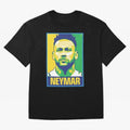 Neymar - BRAZIL Classic T-Shirt Turn Up for FIFA World Cup 2026 USA Canada Mexico for Fans of CR7 and Messi and Argentina and Brazil, Bringing Fan Favorite Moments, National Team Passion, Big Match Drama and Soccer History; Built for Supporters