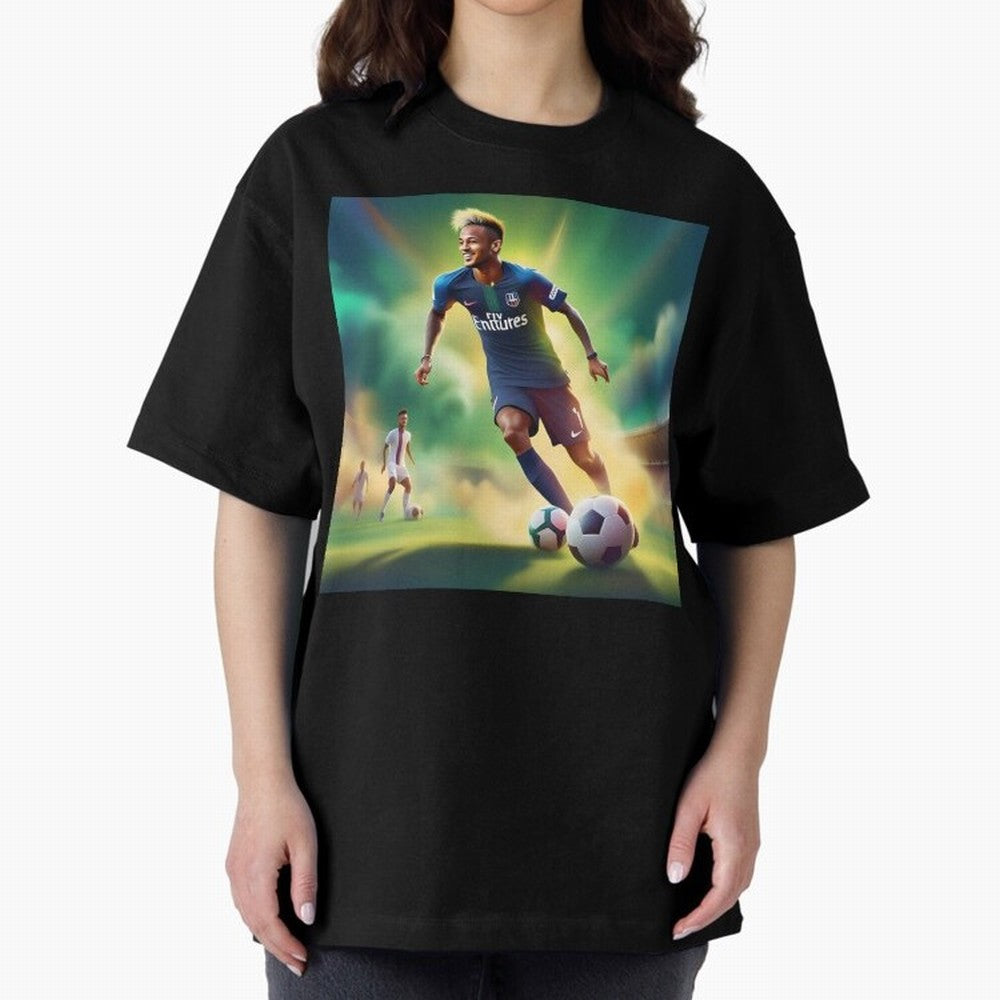 Neymar Brazil Classic T-Shirt Celebrate Classic Football Spirit in FIFA World Cup 2026 Group Stage Spirit, Filled with Portugal, Messi, CR7 and Mbappe, Fan Favorite Moments, National Team Passion, Big Match Drama and Soccer History; Perfect for