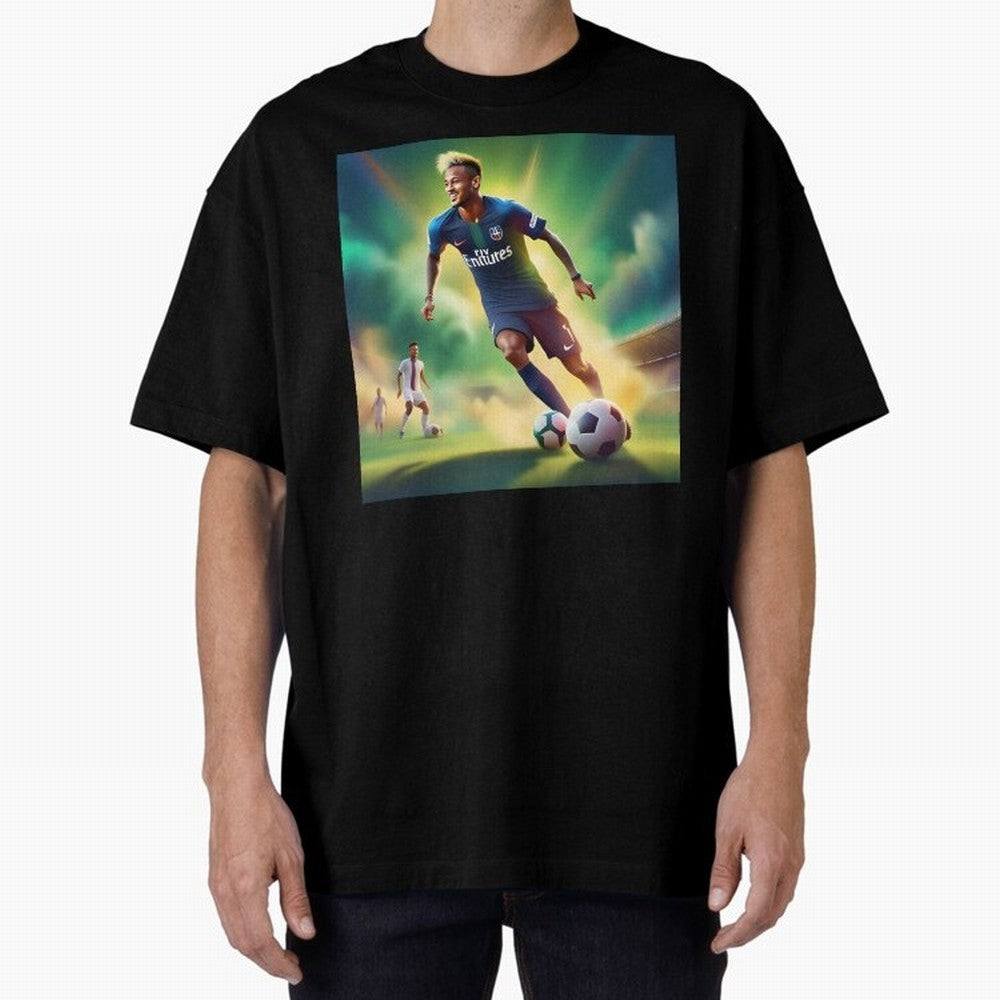Neymar Brazil Classic T-Shirt Celebrate Classic Football Spirit in FIFA World Cup 2026 Group Stage Spirit, Filled with Portugal, Messi, CR7 and Mbappe, Fan Favorite Moments, National Team Passion, Big Match Drama and Soccer History; Perfect for