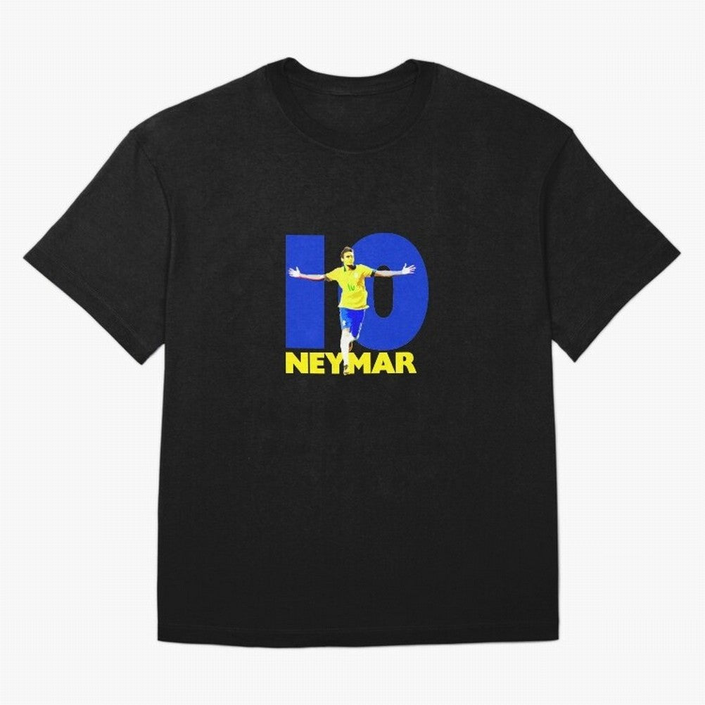 Neymar 10 Oversized T-Shirt Bring FIFA World Cup 2026 USA Canada Mexico for Fans of Mbappe and Brazil, Portugal and Argentina, Bringing Tournament Hype, Historic Matchups, Family Viewing Parties and Global Sports Pride; Perfect for Fans,
