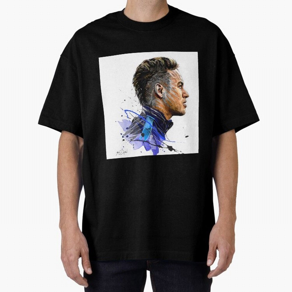 Neymar Design Oversized T-Shirt Remember Iconic Moments from Match Day Hype around FIFA World Cup 2026 Group Stage, Cristiano Ronaldo, Argentina and Brazil, Football Festival Excitement, Trophy Ambitions, Country Rivalries and Star Player Buzz;