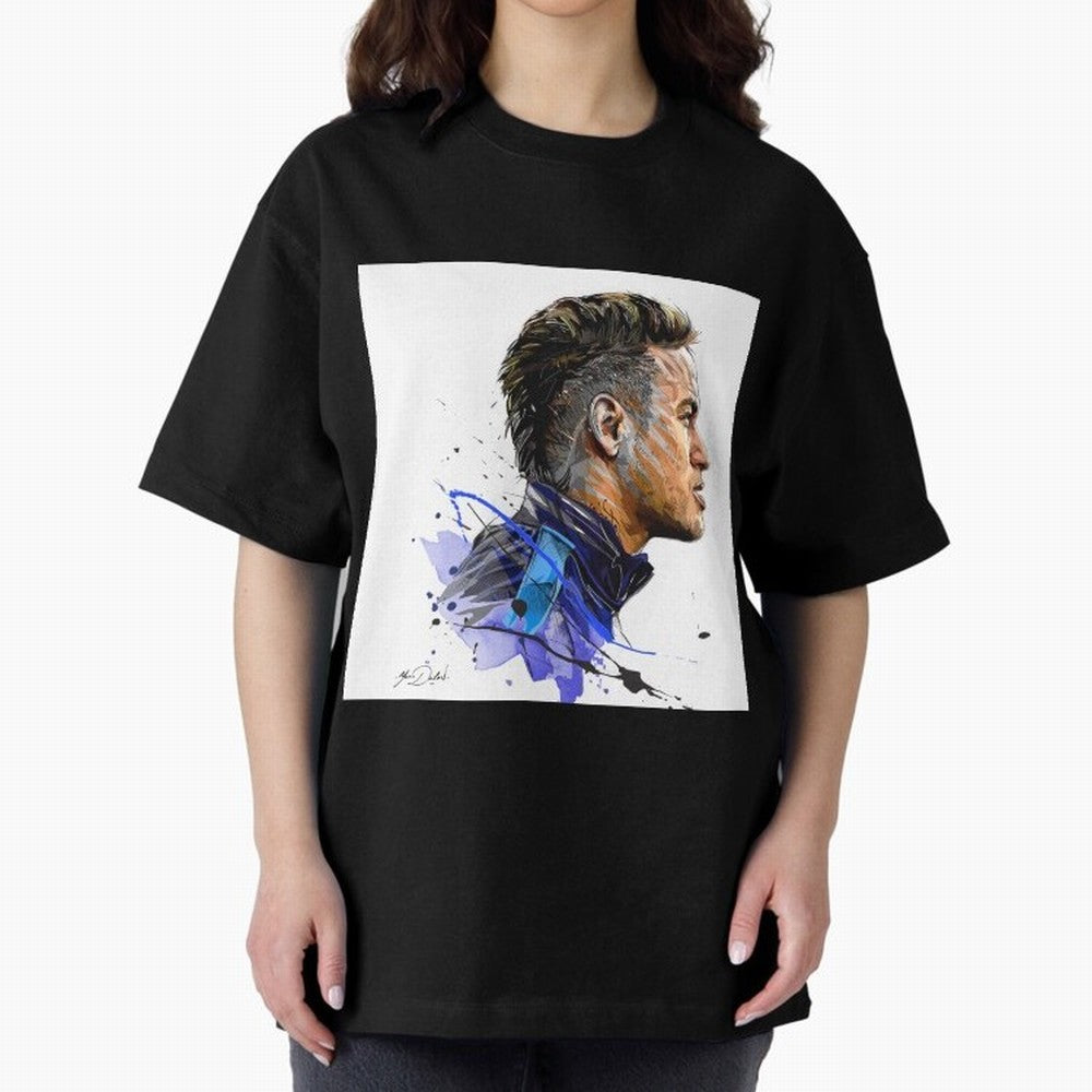 Neymar Design Oversized T-Shirt Remember Iconic Moments from Match Day Hype around FIFA World Cup 2026 Group Stage, Cristiano Ronaldo, Argentina and Brazil, Football Festival Excitement, Trophy Ambitions, Country Rivalries and Star Player Buzz;