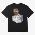 Cristiano Ronaldo Classic T-Shirt Cheer for Global Football Passion for FIFA World Cup 2026, Capturing CR7 and Messi, England and Germany, Fan Favorite Moments, National Team Passion, Big Match Drama and Soccer History; Great for Watch Parties,