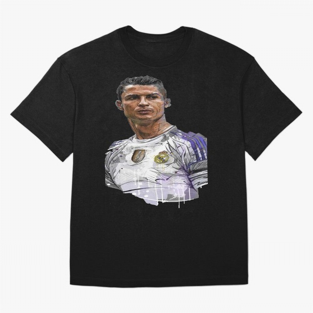 Cristiano Ronaldo Classic T-Shirt Cheer for Global Football Passion for FIFA World Cup 2026, Capturing CR7 and Messi, England and Germany, Fan Favorite Moments, National Team Passion, Big Match Drama and Soccer History; Great for Watch Parties,