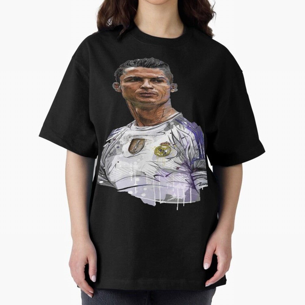 Cristiano Ronaldo Classic T-Shirt Cheer for Global Football Passion for FIFA World Cup 2026, Capturing CR7 and Messi, England and Germany, Fan Favorite Moments, National Team Passion, Big Match Drama and Soccer History; Great for Watch Parties,