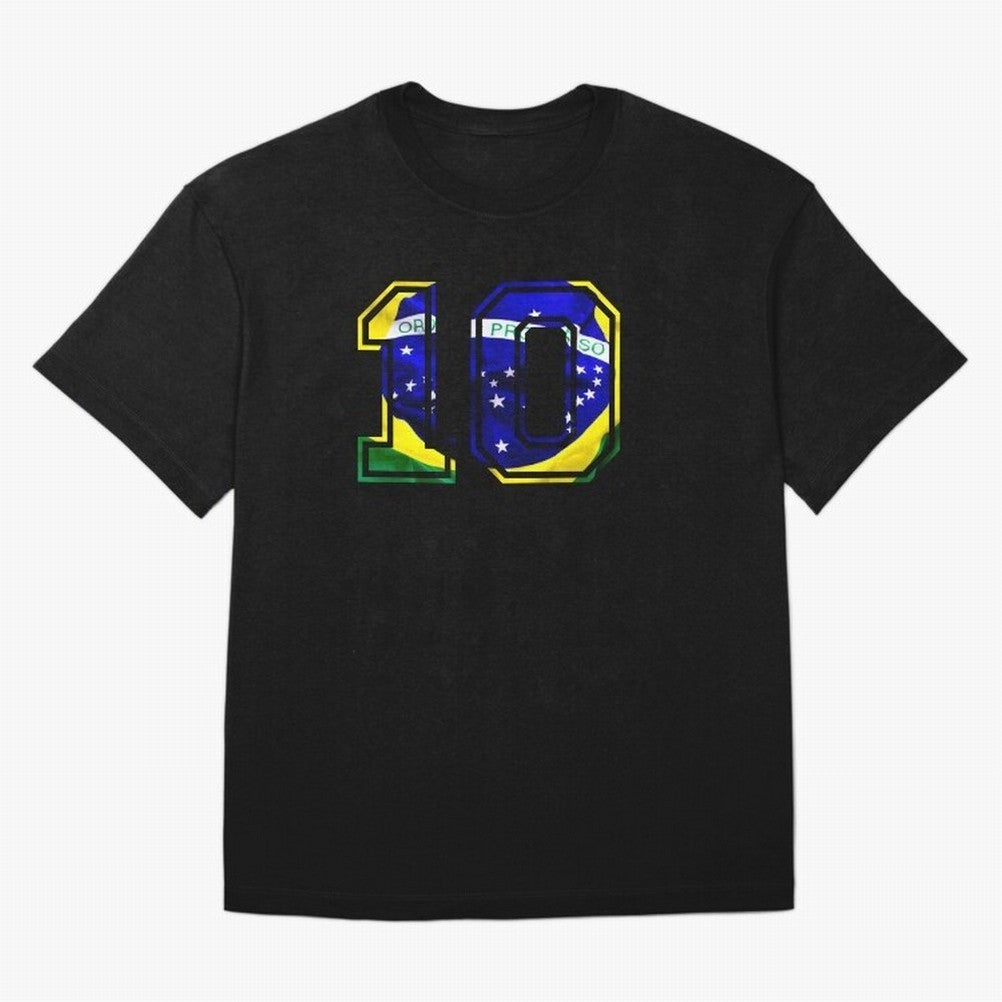 10 Brasil Essential T-Shirt Honor Match Day Hype around FIFA World Cup 2026 Group Stage, Haaland, France and Portugal, Fan Favorite Moments, National Team Passion, Big Match Drama and Soccer History; Ideal for Football Dads, Football Moms, Friends,