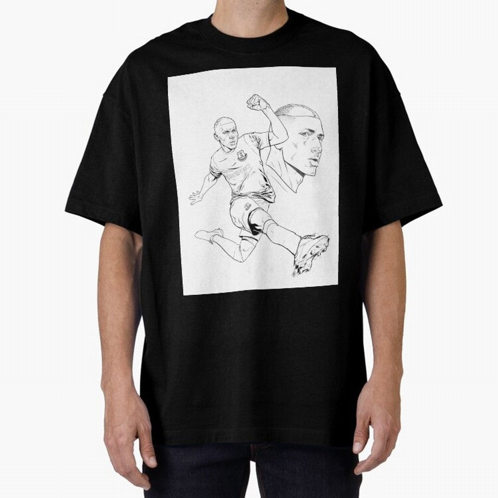 richarlison Oversized T-Shirt Celebrate Football Dreams Across FIFA World Cup 2026 Group Stage Connected to CR7, Portugal, Spain and Germany Energy, Global Supporter Spirit, Legendary Goals, National Colors and Tournament Celebration; Great for