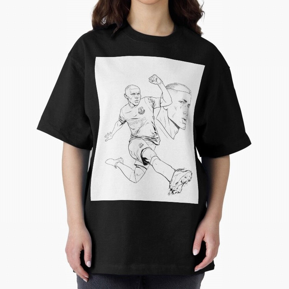richarlison Oversized T-Shirt Celebrate Football Dreams Across FIFA World Cup 2026 Group Stage Connected to CR7, Portugal, Spain and Germany Energy, Global Supporter Spirit, Legendary Goals, National Colors and Tournament Celebration; Great for