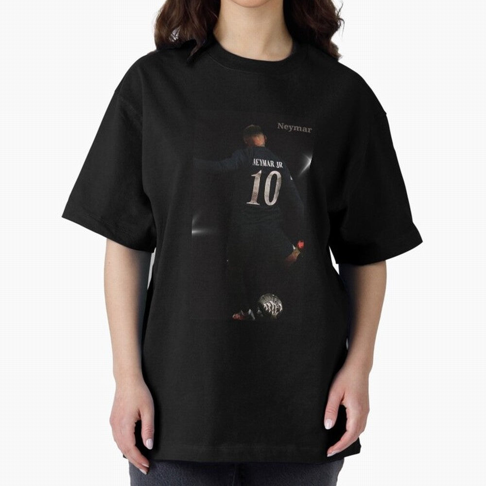 Neymar black version Oversized T-Shirt Represent FIFA World Cup 2026 Group Stage for Fans of Neymar and Brazil, Bringing Goal Celebration Energy, Supporter Heritage, Football Icons and Worldwide Tournament Joy; Made for Die Hard Supporters, Soccer