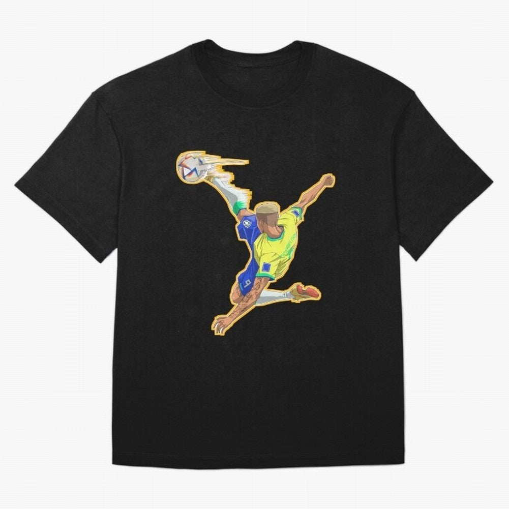Richarlison Anime Goal Essential T-Shirt Embrace FIFA World Cup 2026 Spirit, Highlighting Argentina, Haaland, Global Supporter Spirit, Legendary Goals, National Colors and Tournament Celebration; Ideal for Passionate Fans Who Love Underdog Stories,
