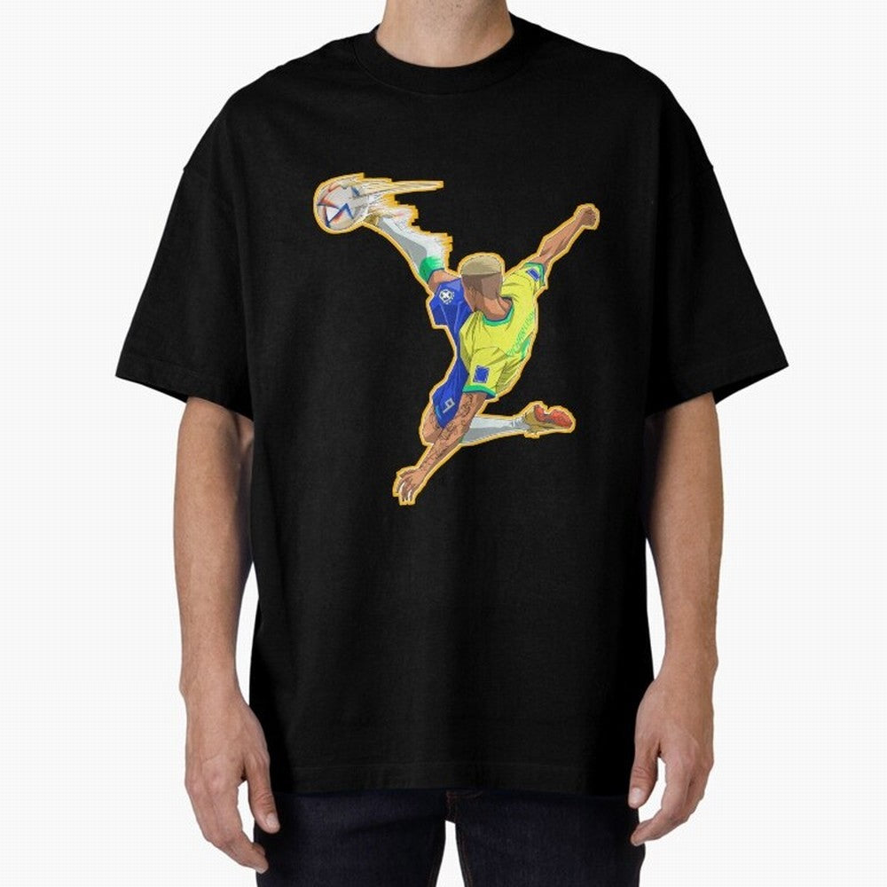 Richarlison Anime Goal Essential T-Shirt Embrace FIFA World Cup 2026 Spirit, Highlighting Argentina, Haaland, Global Supporter Spirit, Legendary Goals, National Colors and Tournament Celebration; Ideal for Passionate Fans Who Love Underdog Stories,