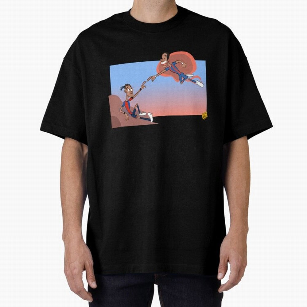 Raphinha and Neymar Oversized T-Shirt Show Championship Spirit for FIFA World Cup 2026 USA Canada Mexico Spirit, Highlighting Portugal, Neymar, Haaland and Cristiano Ronaldo, Sports Nostalgia, International Competition, Famous Players and