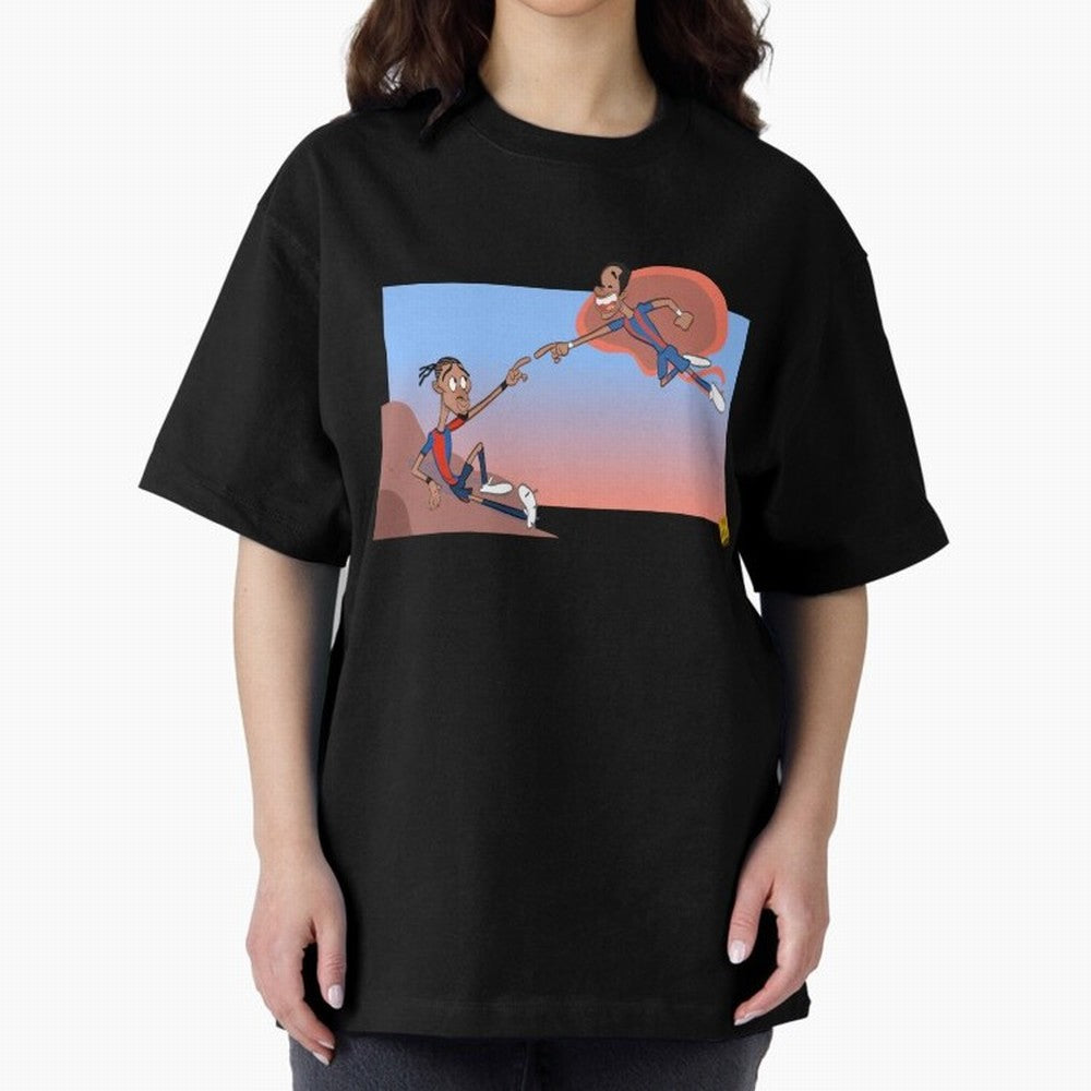Raphinha and Neymar Oversized T-Shirt Show Championship Spirit for FIFA World Cup 2026 USA Canada Mexico Spirit, Highlighting Portugal, Neymar, Haaland and Cristiano Ronaldo, Sports Nostalgia, International Competition, Famous Players and