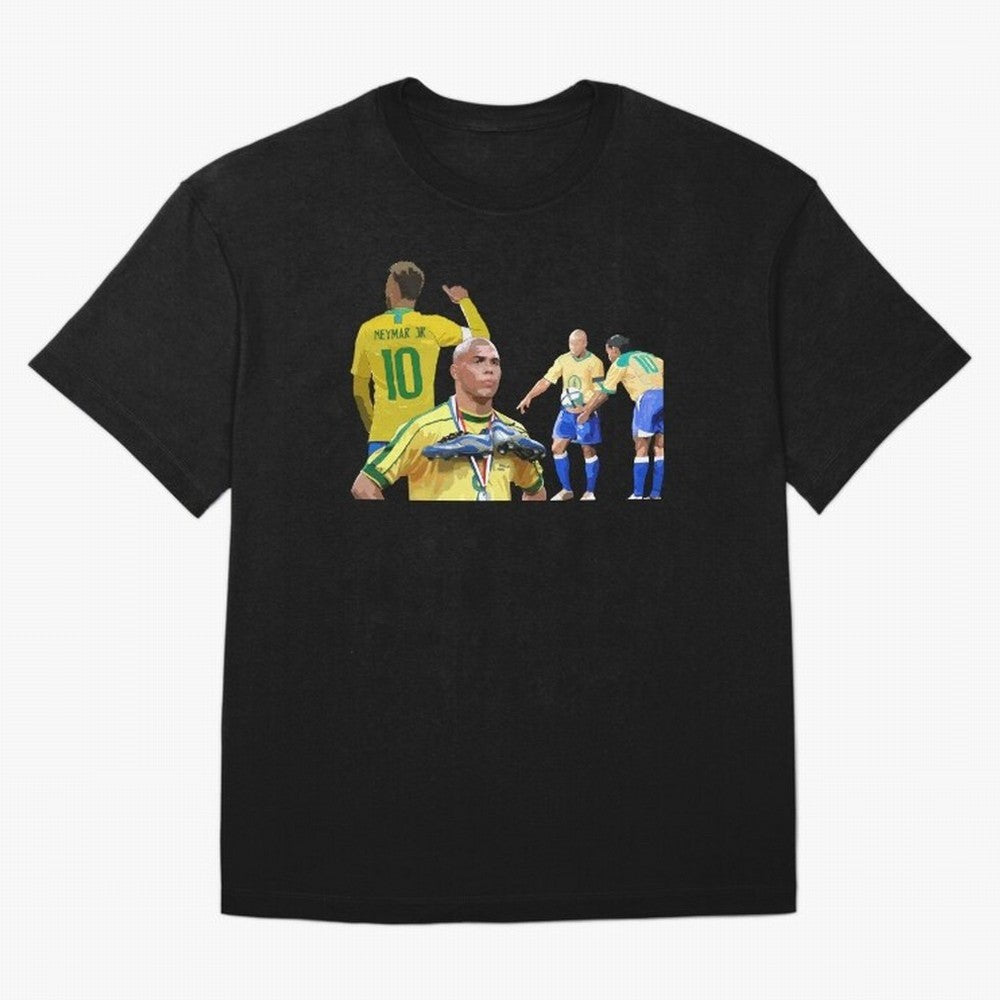 Brazilian Icons Oversized T-Shirt Follow the Road to FIFA World Cup 2026 Group Stage Inspired by Haaland, Brazil, Portugal and Argentina Energy, Stadium Chants, National Pride, Trophy Dreams and Unforgettable Football Memories; Created for Match